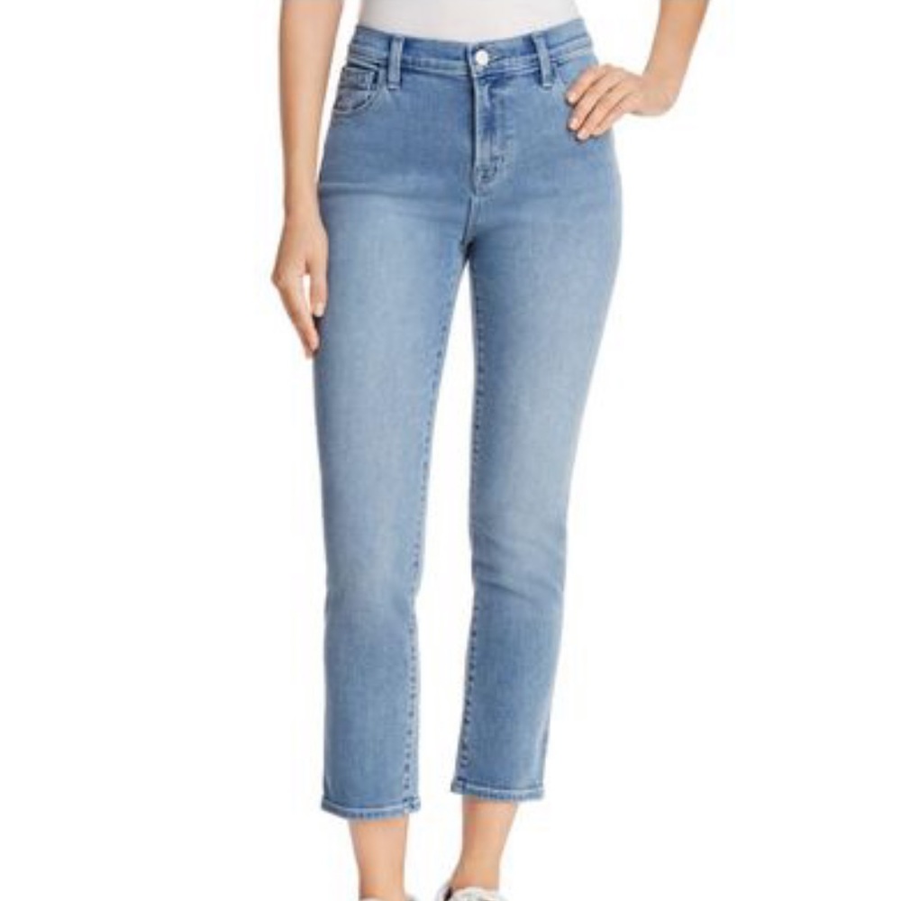 J Brand | Ruby High Rise Crop Jeans Utopia blue